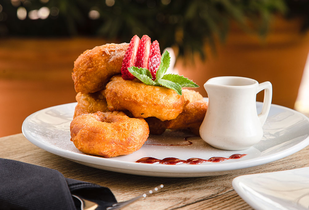 Picarones en su miel de higo